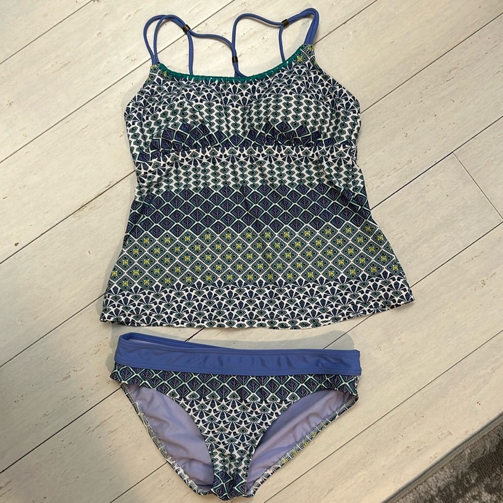 Prana tankini and bikini bottom, size medium